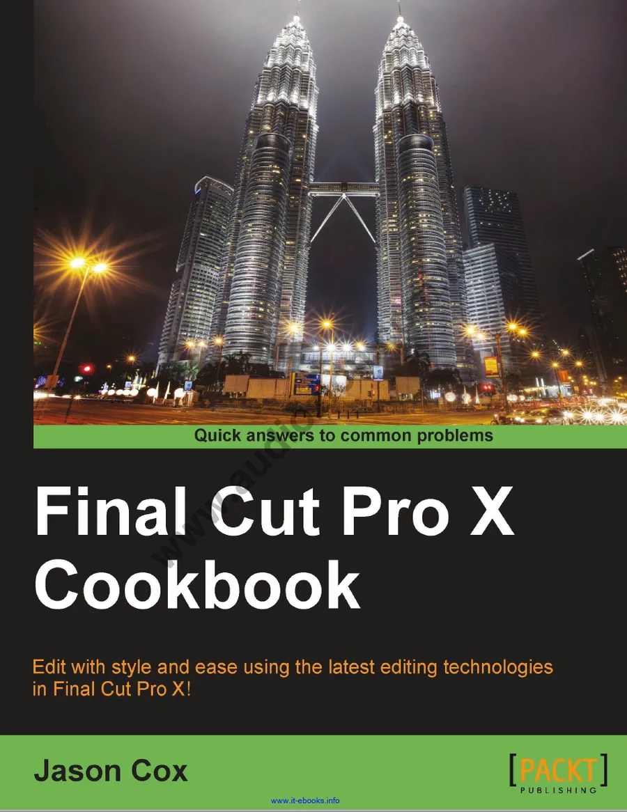 Manual Final Cut Pro X Cookbook